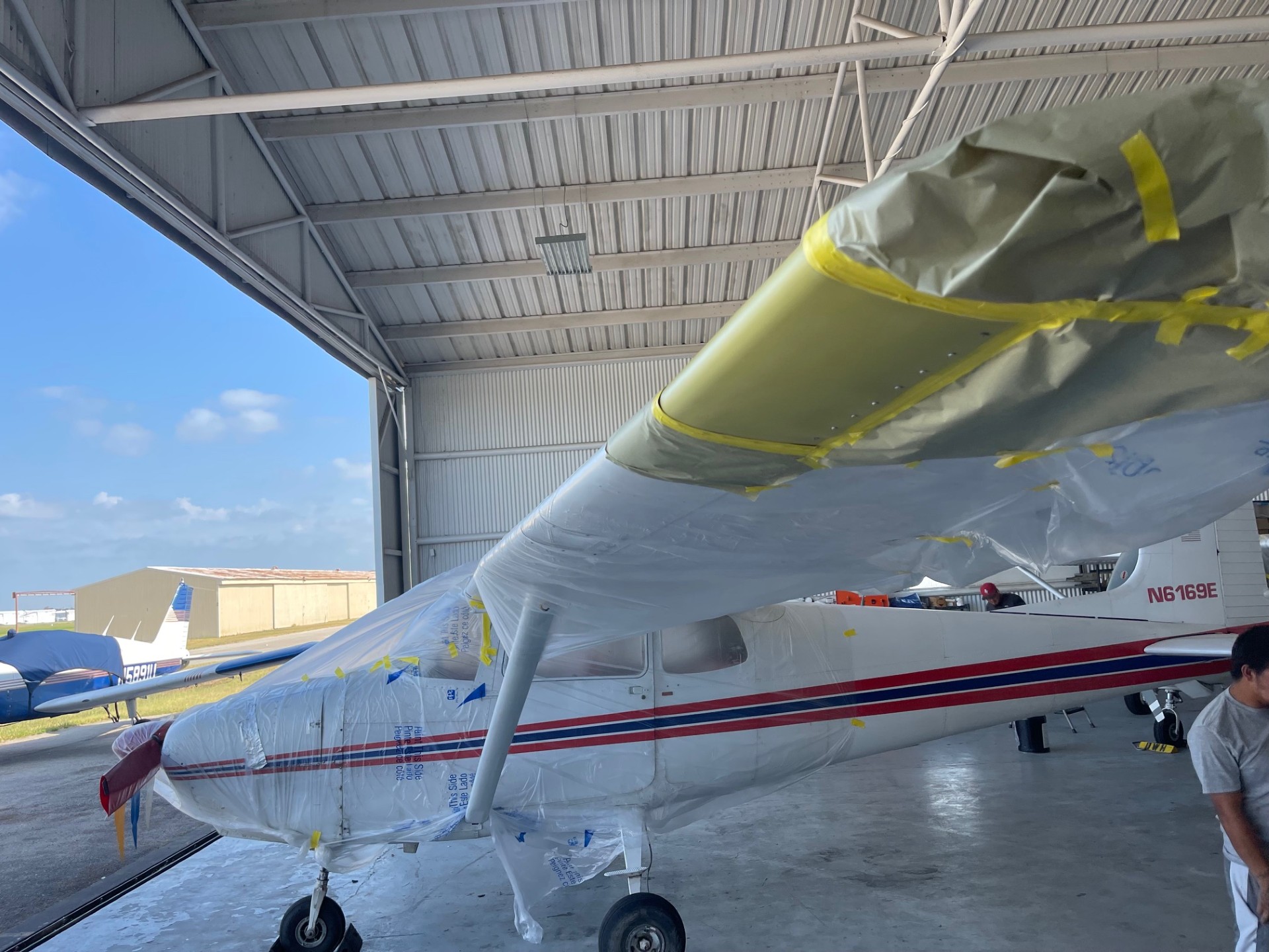 Aircraft painting training